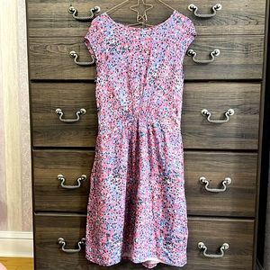 Watercolor printed midi dress from jcrew